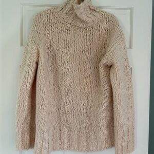 J. Crew Soft Cream Turtleneck Sweater
